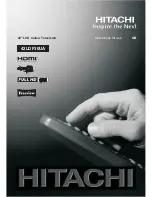 Hitachi 42LDF30UA Instructions For Use Manual preview