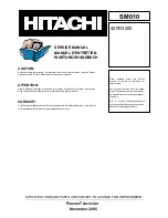 Hitachi 42PD3200 Service Manual preview