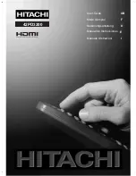 Hitachi 42PD3200 User Manual preview