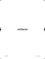 Preview for 62 page of Hitachi 42PD8800TA User Manual