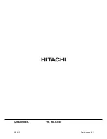 Предварительный просмотр 116 страницы Hitachi 42PD8900TA Service Manual