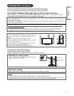 Предварительный просмотр 15 страницы Hitachi 42PD9500TA User Manual