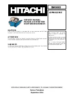 Hitachi 42PMA225EZ Service Manual предпросмотр