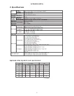 Preview for 3 page of Hitachi 42PMA300EZ Service Manual