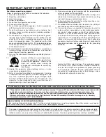 Preview for 3 page of Hitachi 42V515 - 42" Rear Projection TV Operating Manual