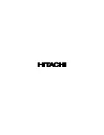 Preview for 86 page of Hitachi 43FDX01B Service Manual