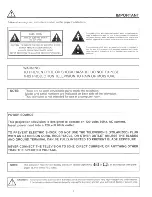 Preview for 2 page of Hitachi 46UX50B Operating Manual