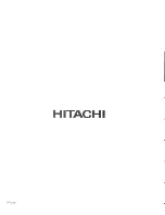 Preview for 68 page of Hitachi 46UX50B Operating Manual