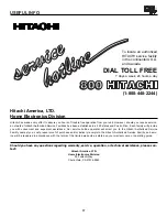 Preview for 87 page of Hitachi 46W500 Operating Manual