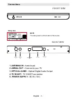 Предварительный просмотр 6 страницы Hitachi 500HDR10 Instruction Manual