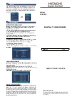 Предварительный просмотр 26 страницы Hitachi 500HDR10 Instruction Manual