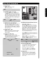 Предварительный просмотр 11 страницы Hitachi 50C20 - LCD Projection TV Operating Manual