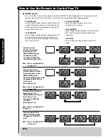 Предварительный просмотр 22 страницы Hitachi 50C20 - LCD Projection TV Operating Manual