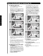 Предварительный просмотр 24 страницы Hitachi 50C20 - LCD Projection TV Operating Manual