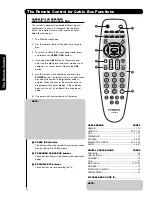 Предварительный просмотр 28 страницы Hitachi 50C20 - LCD Projection TV Operating Manual