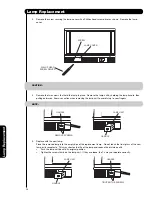 Предварительный просмотр 58 страницы Hitachi 50C20 - LCD Projection TV Operating Manual