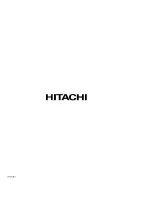 Предварительный просмотр 44 страницы Hitachi 50EX12B Operating Manual