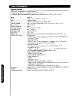 Предварительный просмотр 46 страницы Hitachi 50HDA39 - 50" Plasma TV Operating Manual