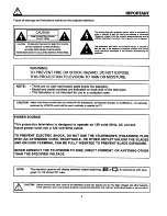 Preview for 2 page of Hitachi 50UX58B Operating Manual