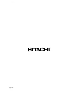 Preview for 64 page of Hitachi 50UX58B Operating Manual