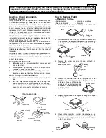 Preview for 7 page of Hitachi 50V500 - UltraVision Digital - 50" Rear Projection TV Service Manual