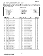 Preview for 114 page of Hitachi 50V500 - UltraVision Digital - 50" Rear Projection TV Service Manual