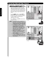 Preview for 18 page of Hitachi 50V720 - 50" Rear Projection TV Operating Manual