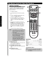 Preview for 28 page of Hitachi 50V720 - 50" Rear Projection TV Operating Manual