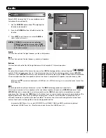 Предварительный просмотр 37 страницы Hitachi 50V720 - 50" Rear Projection TV Operating Manual