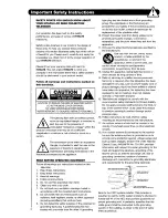 Предварительный просмотр 2 страницы Hitachi 50VS69A Operating Manual