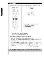 Предварительный просмотр 4 страницы Hitachi 50VS69A Operating Manual