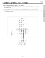 Предварительный просмотр 15 страницы Hitachi 51M200 Operating Manual