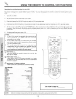 Предварительный просмотр 28 страницы Hitachi 51M200 Operating Manual