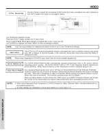 Предварительный просмотр 36 страницы Hitachi 51M200 Operating Manual