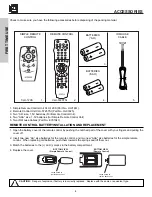 Предварительный просмотр 4 страницы Hitachi 51S500 Operating Manual