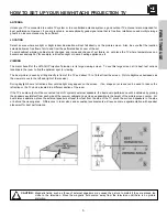 Предварительный просмотр 5 страницы Hitachi 51S500 Operating Manual