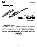 Предварительный просмотр 76 страницы Hitachi 51S500 Operating Manual