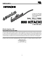 Предварительный просмотр 77 страницы Hitachi 51S700 Operating Manual