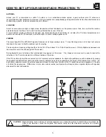 Preview for 5 page of Hitachi 51SWX20B Operating Manual