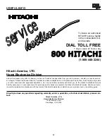 Preview for 67 page of Hitachi 51SWX20B Operating Manual