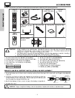 Предварительный просмотр 4 страницы Hitachi 55HDX61A Operating Manual