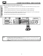 Предварительный просмотр 16 страницы Hitachi 55HDX61A Operating Manual