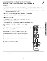 Предварительный просмотр 49 страницы Hitachi 55HDX61A Operating Manual