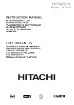 Hitachi 55HK5600 Instruction Manual preview