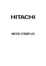 Предварительный просмотр 167 страницы Hitachi 58HAK5350 Instruction Manual