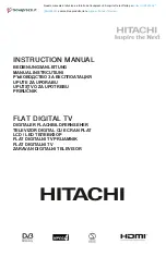 Preview for 1 page of Hitachi 58HK5600 Instruction Manual