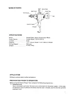 Preview for 7 page of Hitachi 6.2Amp - D13 1/2" Electric Drill Rev. D-Handle 55 Instruction Manual