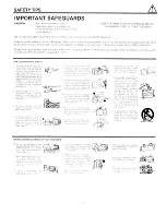 Предварительный просмотр 3 страницы Hitachi 60SDX88B Operating Manual