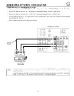 Предварительный просмотр 19 страницы Hitachi 60SDX88B Operating Manual