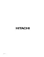 Предварительный просмотр 72 страницы Hitachi 60SDX88B Operating Manual